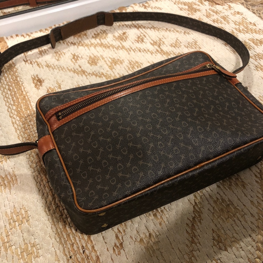 *** Why Leather Goods Specialty ** Monogrammed Crossbody Purse